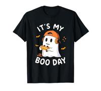 Cute Halloween Ghost Gamer Video Gaming It's My Boo Day Kids Camiseta