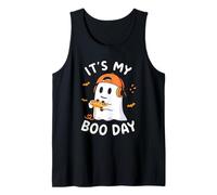 Cute Halloween Ghost Gamer Video Gaming It's My Boo Day Kids Camiseta sin Mangas