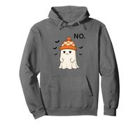 Cute Halloween Ghost Saying NO Funny Halloween, Fall Sudadera con Capucha