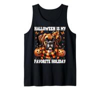 Cute Halloween Is My Favorite Holiday Graphic For Boxer Mom Camiseta sin Mangas