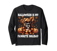 Cute Halloween Is My Favorite Holiday Graphic For Boxer Mom Manga Larga
