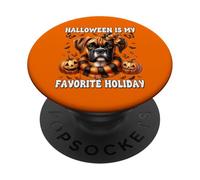 Cute Halloween Is My Favorite Holiday Graphic For Boxer Mom PopSockets PopGrip Adhesivo