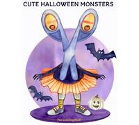 Cute Halloween Monsters Coloring Book for Kids: Fun and Easy Spooky Coloring Pages with Adorable Ghosts, Pumpkins, Witches, Vampires, and Silly Monsters - Perfect Halloween Activity for Boys and Girls