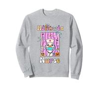 Cute Halloween Nurse Goose Pastel Medical Art Sudadera