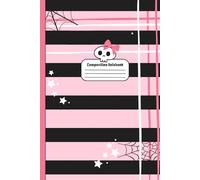 Cute Halloween Pink and Black Notebook: Coquette Aesthetic • Spooky Journal for Girls • Lined Notebook for Writing, Notes & Journaling
