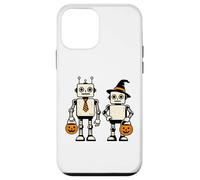 Cute Halloween Robots Sci-Fi Truco o Trato Carcasa para iPhone 12 Mini