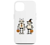Cute Halloween Robots Sci-Fi Truco o Trato Carcasa para iPhone 13
