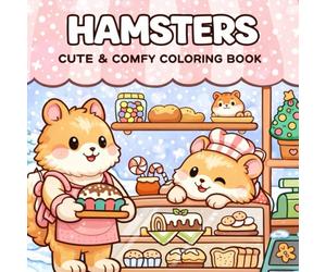 Cute Hamster Adventures Coloring Book for Kids: Fun Holiday, Friendship & Everyday Scenes - Adorable Animal Coloring Pages for Boys & Girls Ages 3-8
