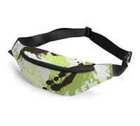 Cute Hand Drawn Paw Footprints Cute Colorful Pug Dog Fanny Pack, Adult Kids Sport Riñonera para Hombres Mujeres