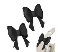 Cute Headphone Clips - Aesthetic Earphone Accessories, Silicone Bow Decoration, Soft Flexible Material Headset Accessory, Fashionable Wearable Sound Ornament, Daily School Office Outfit Styling Use