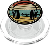 Cute Headphone Gifts Retro Vintage 70s 80s Music Lover Fun PopSockets PopGrip para MagSafe