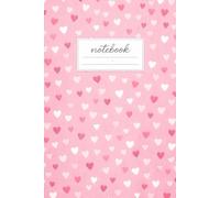 Cute Heart Notebook | Aesthetic Pink Journal | Lined Notebook for Notes, School & Everyday Writing: notebook for girls - 110-page squared notebook, 6x9 format, matte cover