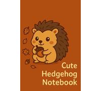 Cute Hedgehog Notebook - Lined Journal for Kids