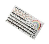 Cute Height Chart, Adhesivo Measuring, Nursery Wall Decor, Ruler for Growth Tracking, Bedroom Easy to Apply Tracker for Children Kids with Easy-To-Install Design