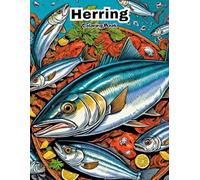 Cute Herring Coloring Book: Adorable Ocean Silver Fish Designs for Toddlers! (UNDER THE SEA COLORING BOOKS)
