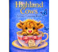 Cute Highland Cow Coloring Book