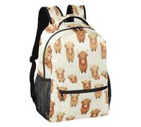 Cute Highland Cow - Mochila con forro suave para bebé, talla S, Cute Highland Cow Baby, Medium, Mochila