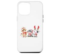Cute Highland Cows Christmas Holiday Country Heifer Farm Carcasa para iPhone 12 Pro MAX