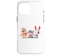 Cute Highland Cows Christmas Holiday Country Heifer Farm Carcasa para iPhone 16 Pro MAX