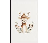 Cute Holiday Deer Dot Grid Journal: A Festive Winter Notebook for Animal Lovers, Students, and Creative Writing