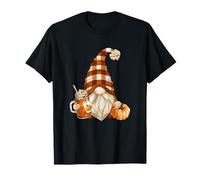 Cute Holiday GNOME For Thanksgiving with Fall Pumpkin Spice Camiseta