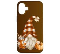 Cute Holiday GNOME For Thanksgiving with Fall Pumpkin Spice Carcasa para iPhone 16 Plus