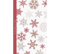 Cute Holiday Snowflakes Journal - Christmas Writing Notebook - Seasonal Gift for Teens and Adults: 120 Lined pages, 5 x 8 inches, snowflake-themed endpapers, self-care diary