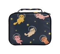 Cute Home Cats in Space - Estuche de lápices de colores de gran capacidad para lápices de colores, bolsa organizadora de marcadores, #01, Talla única, Encantador