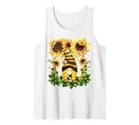 Cute Honey Bee GNOME For Bee Keeper Women and Sunflower Mom Camiseta sin Mangas
