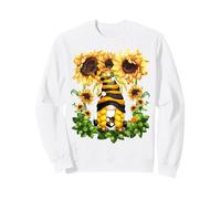 Cute Honey Bee GNOME For Bee Keeper Women and Sunflower Mom Sudadera