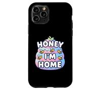 Cute Honey I'm Home Beehive Pun Carcasa para iPhone 11 Pro
