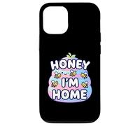 Cute Honey I'm Home Beehive Pun Carcasa para iPhone 12/12 Pro