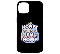 Cute Honey I'm Home Beehive Pun Carcasa para iPhone 13