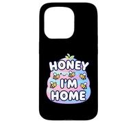 Cute Honey I'm Home Beehive Pun Carcasa para iPhone 15 Pro