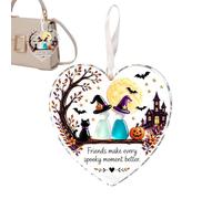 Cute Horror Halloween Friendship Ornament - Spooky Best Friends Decor