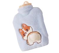 Cute Hot Water Bottle, 900ml Cartoon Hot Water Bottle, Large Capacity Heat Bag, Soft Warm Compress, Hand And Feet Warmer, Comfortable Hot Water Pack, Leak-Proof Hot Water Bottle, Cartoon Warm Water Ba