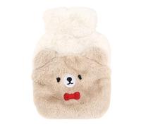 Cute Hot Water Bottle - Animal Design Hand Warmer | Warm Water Bottle with Soft Pouch for Neck Shoulder Waist Hand Leg Body Camping Bed Car Women Men Dad Mom Comfort Relief