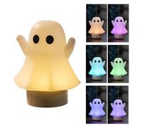 Cute Humidifiers for Bedroom | 120ml Ghost Air Humidifier - with Colorful Light for Home Living Roomjj Bathroom Spa Hotel Car Holiday Halloween
