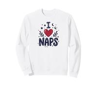 Cute I Heart Naps Design for Moms, Sleepy Girl Funny Mom Sudadera