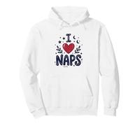 Cute I Heart Naps Design for Moms, Sleepy Girl Funny Mom Sudadera con Capucha