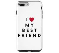 Cute I Love My Best Friend Heart Symbol Carcasa para iPhone 7 Plus/8 Plus