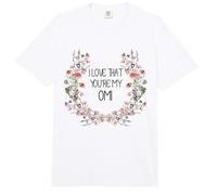 Cute I Love My Omi Best Grandma Mother's Day Comfort Colors Adult Heavyweight T-Shirt