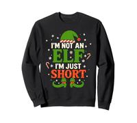 Cute I’m Not an Elf I’m Just Short Funny Christmas Elf Humor Sudadera