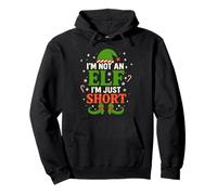 Cute I’m Not an Elf I’m Just Short Funny Christmas Elf Humor Sudadera con Capucha
