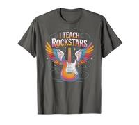 Cute I Teach ROCKSTARS Maestro Coro Equipo Música Motivar P.E Camiseta