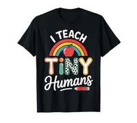 Cute I Teach Tiny Humans Elementary Teacher Quote Camiseta
