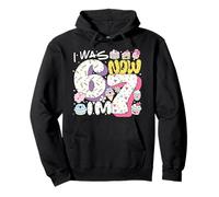 Cute I Was 6 Now I'm 7 Kawaii - Regalos de Pastel de cumpleaños número 7 Sudadera con Capucha