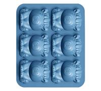 Cute Ice Tray, Silicona Congelador Mold, Capybara Shape Flexible Ice Maker 6 Grid Easy Release Design, Food Grade Non Stick Cube Tray, Multi Use Beverage Chiller Tool, Party Drink Accessory for Home