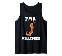 Cute Insect Centipede Minimalist Simple I'm a Millipede Camiseta sin Mangas