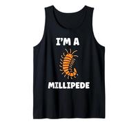 Cute Insect Centipede Minimalist Simple I'm a Millipede Camiseta sin Mangas